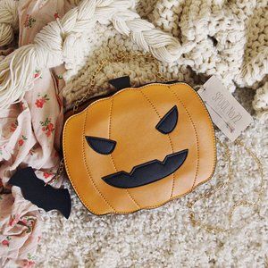 New Trick or Treat Fall Pumpkin Halloween Purse